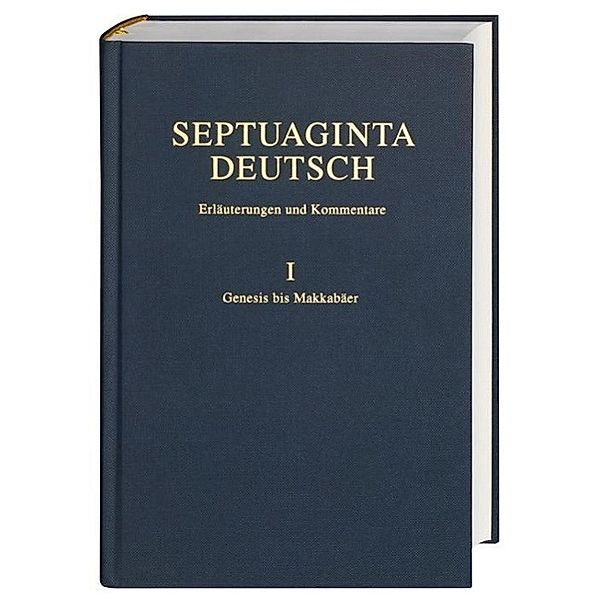 Septuaginta Deutsch, Erläuterungen und Kommentare