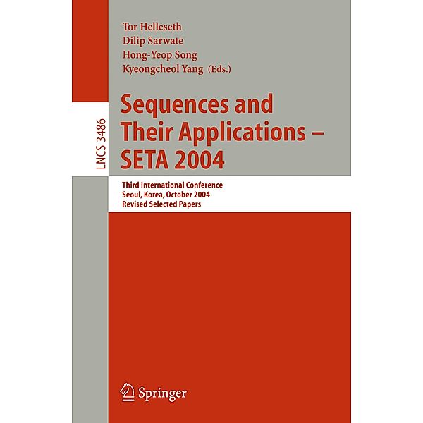 Sequences and Their Applications - SETA 2004