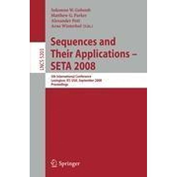 Sequences and Their Applications - SETA 2008