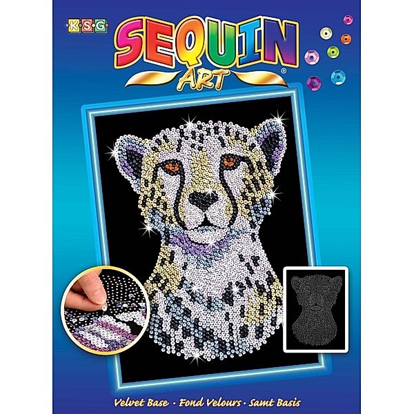 Sequin Art Gepard