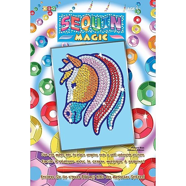 Sequin Magic Pferd