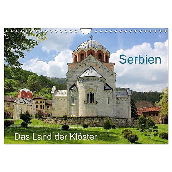 Serbien - Das Land der Klöster (Wandkalender 2025 DIN A4 quer), CALVENDO Monatskalender, Calvendo, Dejan Knezevic