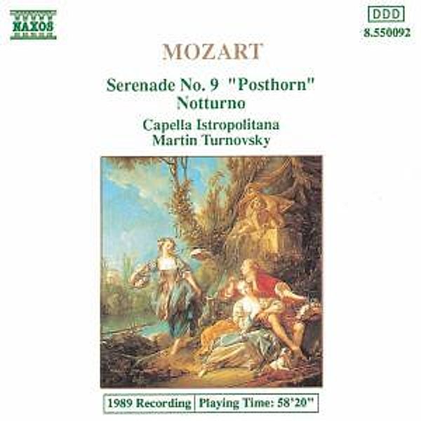 Serenade 9 Posthorn/Notturno, M. Turnowsky, Cap.Ist.