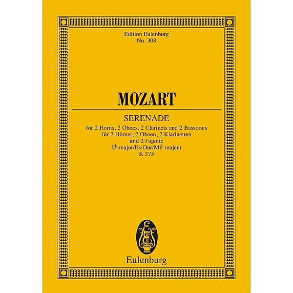 Serenade a 8 Eb major, Wolfgang Amadeus Mozart