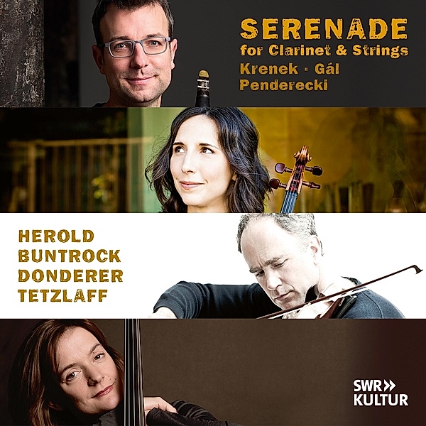 Serenade For Clarinet & Strings, Kilian Herold & Barbara Buntrock & Florian Donder