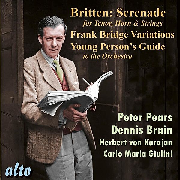 Serenade For Tenor,Horn & Strings/+, Pears, Brain, Karajan, Goossens, New SO London