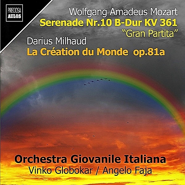 Serenade Nr. 10 KV 361, Die Erschaffung der Welt Op. 81a, Globoka, Faja, Italian Youth Orchestra