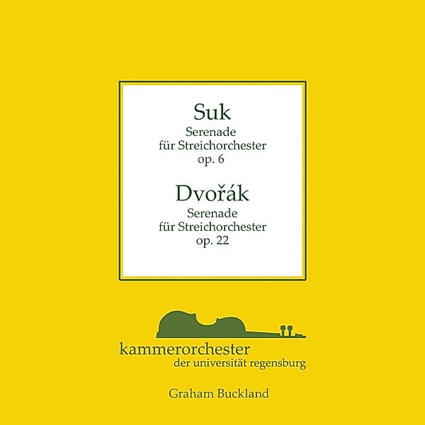 Serenaden Für Streicher, Buckland, Kammerorch.Der Universität Regensburg
