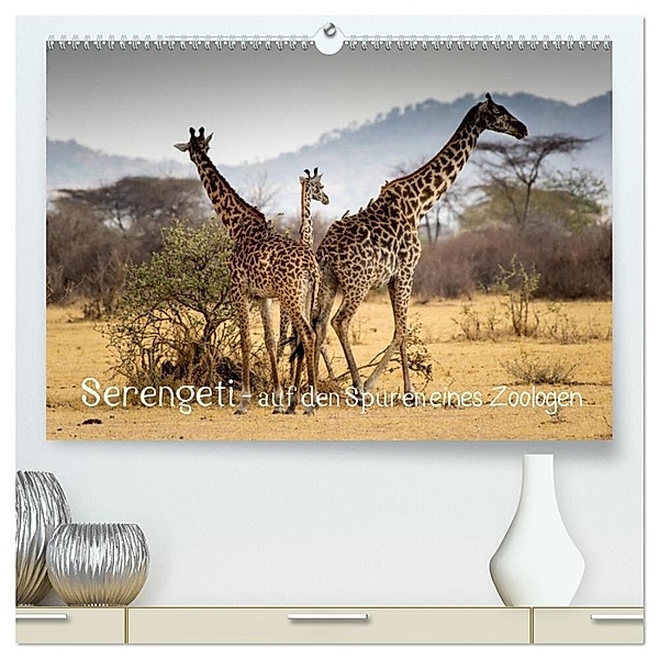 Serengeti - auf den Spuren eines Zoologen (hochwertiger Premium Wandkalender 2024 DIN A2 quer), Kunstdruck in Hochglanz, Jürgen Maaß