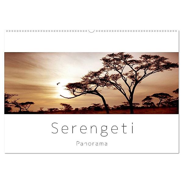 Serengeti Panorama (Wandkalender 2024 DIN A2 quer), CALVENDO Monatskalender, studio visuell photography