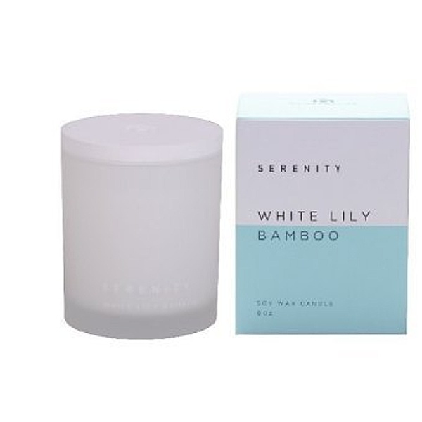 Serenity Duftkerze White Lily Bamboo
