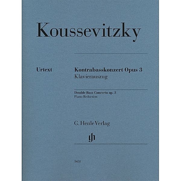 Serge Koussevitzky - Kontrabasskonzert op. 3