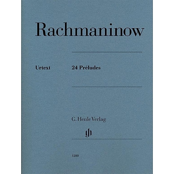Sergej Rachmaninow - 24 Préludes, Sergej W. Rachmaninow