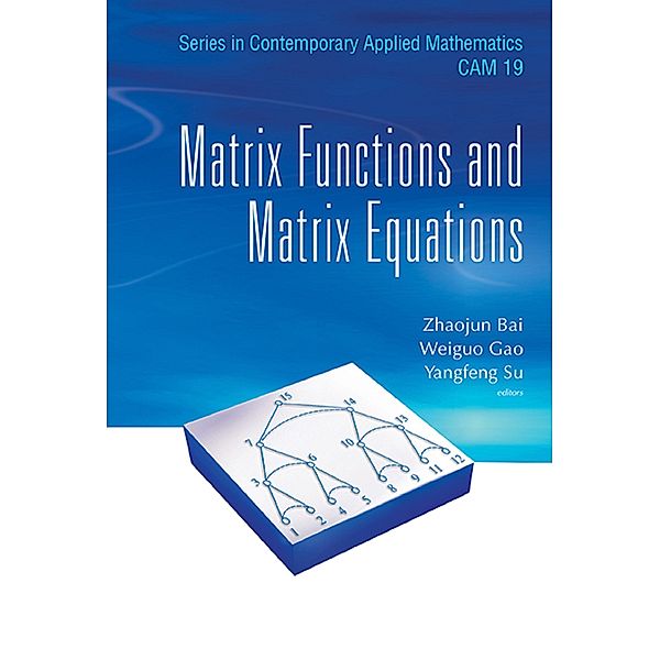 Series In Contemporary Applied Mathematics: Matrix Functions And Matrix Equations