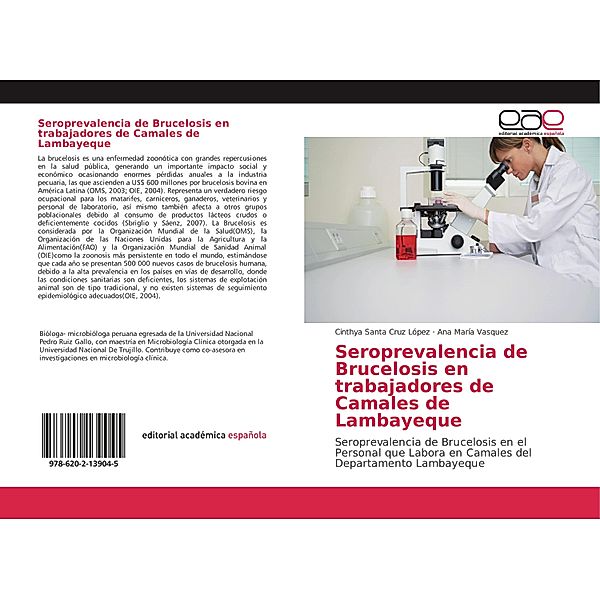 Seroprevalencia de Brucelosis en trabajadores de Camales de Lambayeque, Cinthya Santa Cruz López, Ana María Vásquez