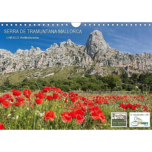 Serra de Tramuntana Mallorca (Wandkalender 2021 DIN A4 quer), FVSM, Fundación Vida Silvestre Mediterranea