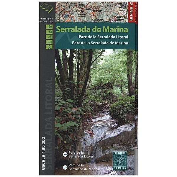 Serralada de Marina, Wanderkarte