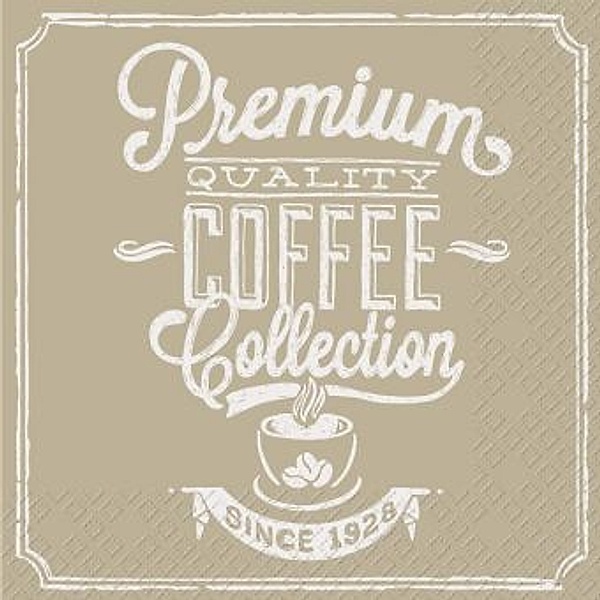 Servietten Premium Coffee Collection since 1928