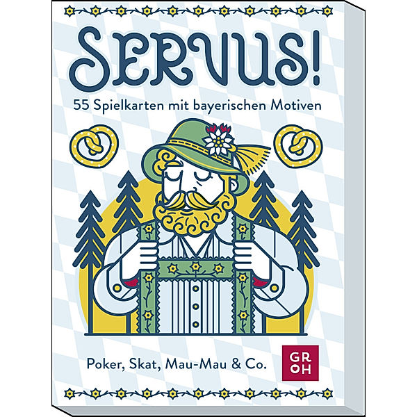 Groh Verlag Servus! 55 Spielkarten mit bayerischen Motiven