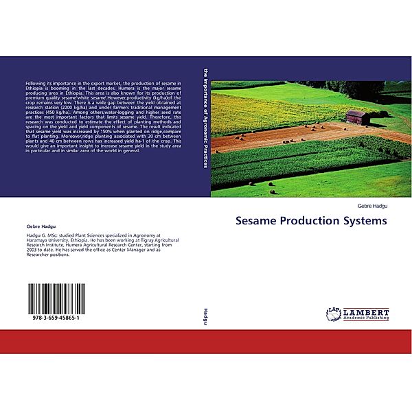 Sesame Production Systems, Gebre Hadgu