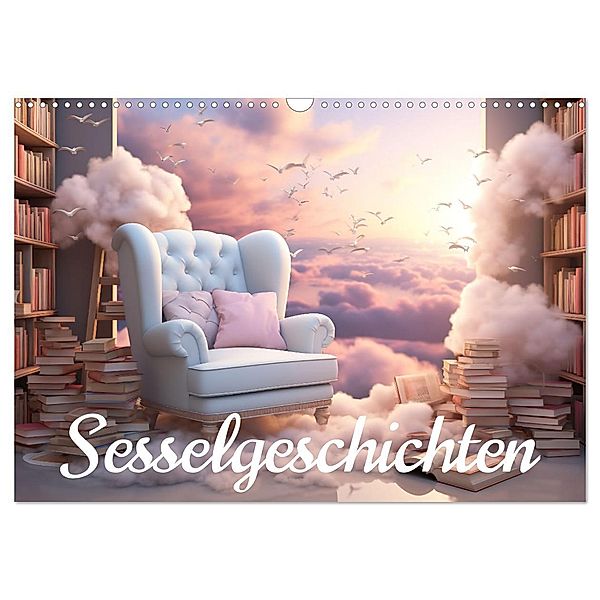 Sesselgeschichten (Wandkalender 2025 DIN A3 quer), CALVENDO Monatskalender, Calvendo, Ally Bee