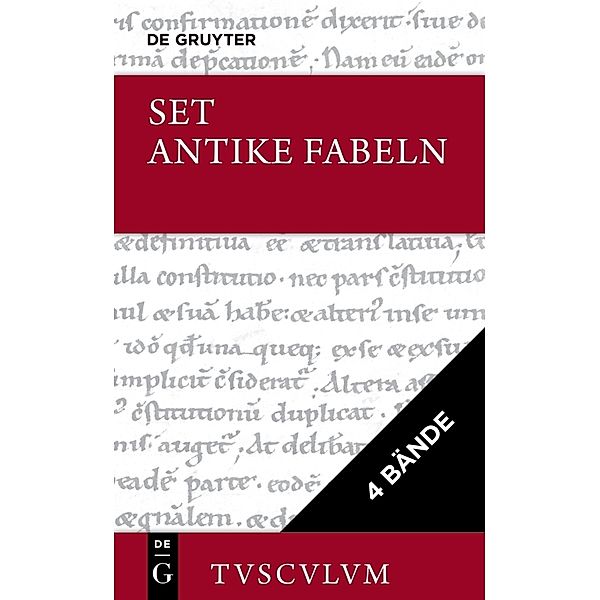 [Set Antike Fabeln, Tusculum, 4 Bände]