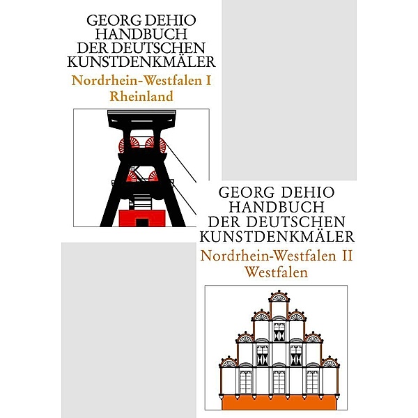 [Set Dehio - Handbuch der deutschen Kunstdenkmäler / Nordrhein-Westfalen I+II], Georg Dehio