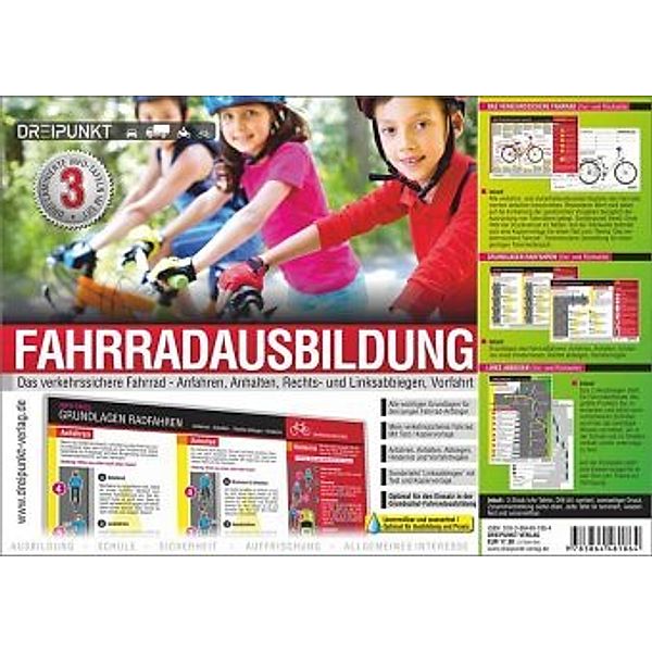 Set Fahrradausbildung, 3 Info-Tafeln, Michael Schulze