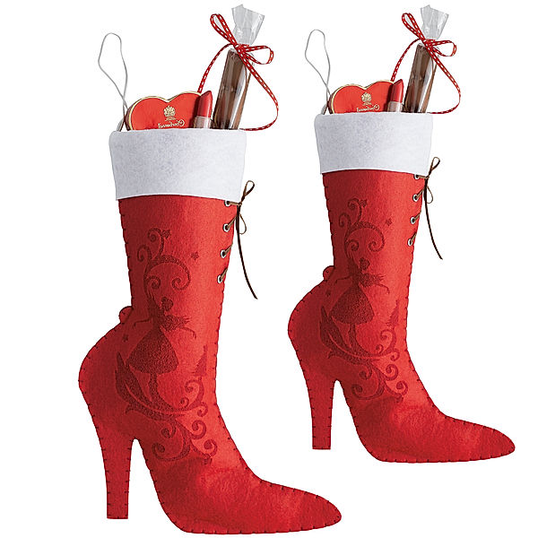 Set Nikolaus-Stiefelette, 2-tlg.