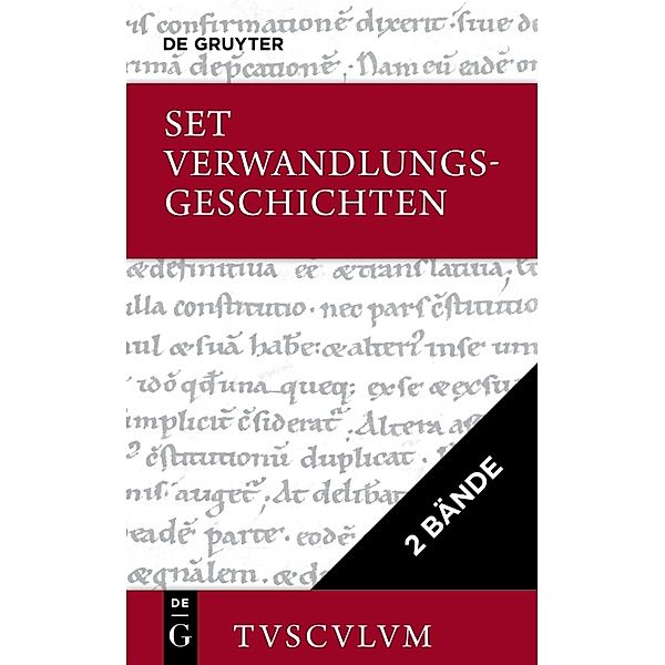 [Set Verwandlungsgeschichten, 2 Bände, Tusculum], Ovid, Apuleius