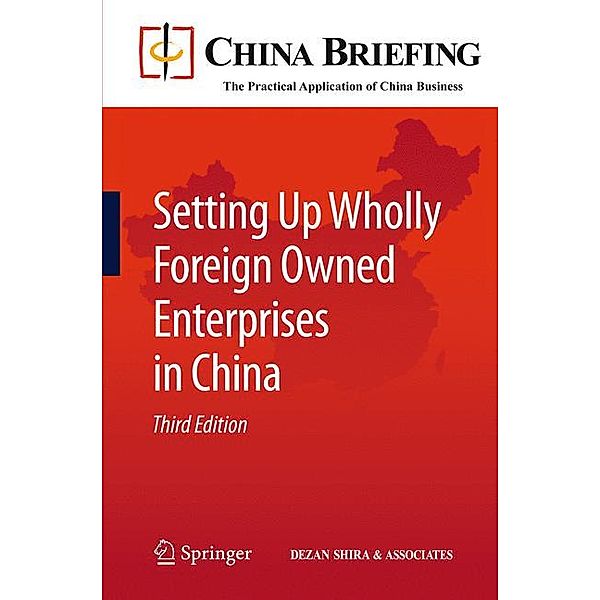 Setting Up Wholly Foreign Owned Enterprises in China