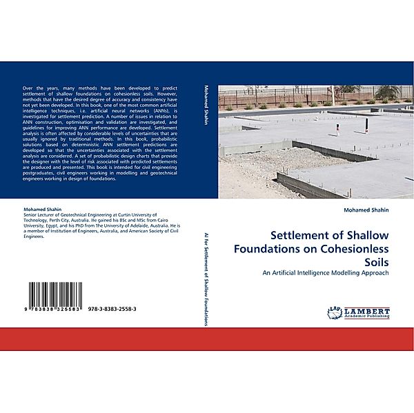 Settlement of Shallow Foundations on Cohesionless Soils, Mohamed Shahin