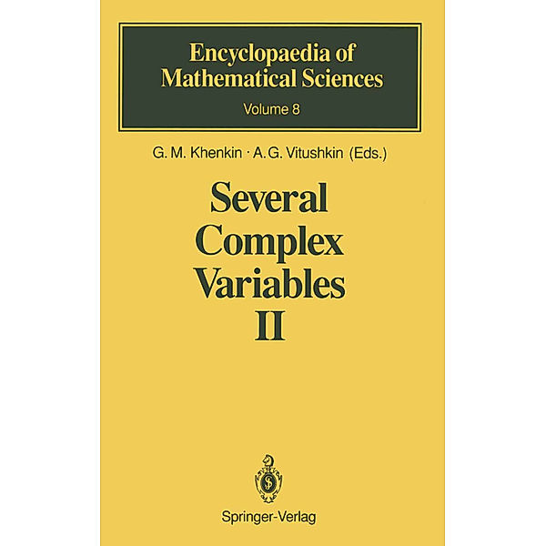 Several Complex Variables II