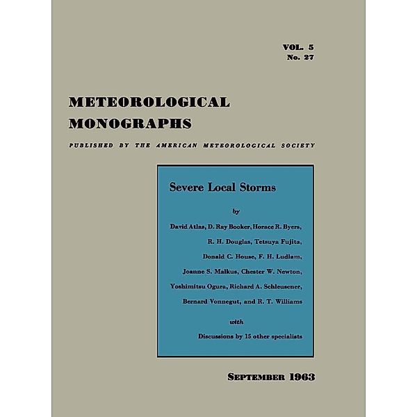 Severe Local Storms / Meteorological Monographs Bd.5