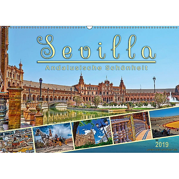 Sevilla, andalusische Schönheit (Wandkalender 2019 DIN A2 quer), Peter Roder