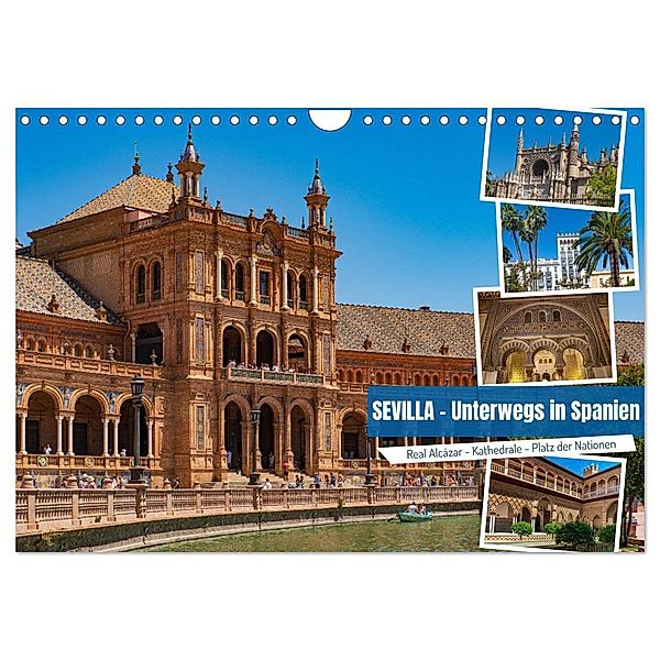 Sevilla - Unterwegs in Spanien (Wandkalender 2025 DIN A4 quer), CALVENDO Monatskalender, Calvendo, Astrid Ziemer