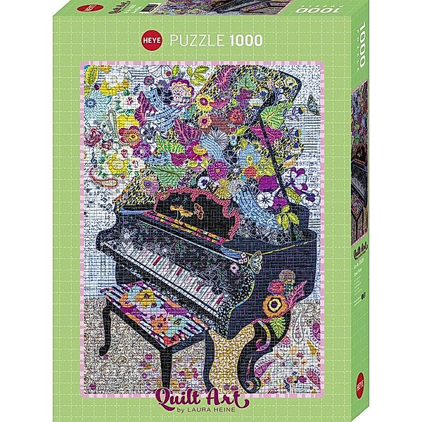 Sewn Piano Puzzle 1000 Teile, Laura Heine