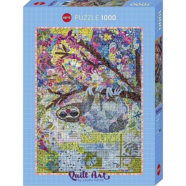 Sewn Sloth Puzzle 1000 Teile, Laura Heine