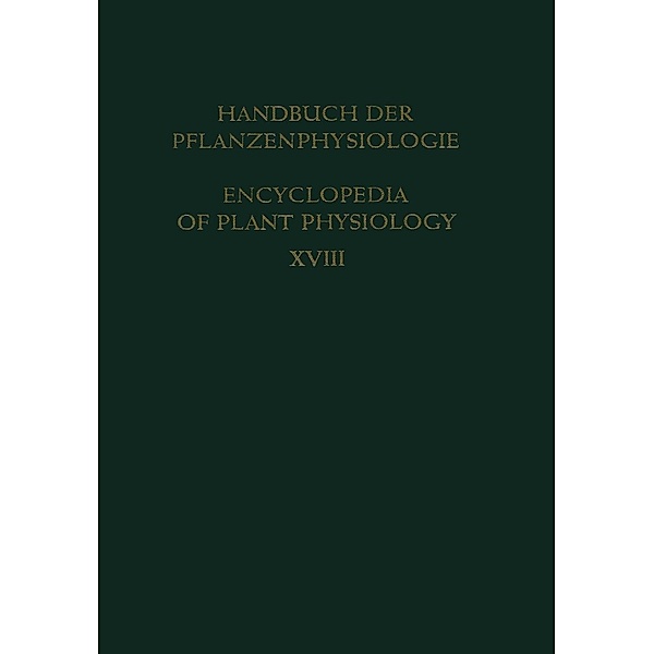 Sexualität · Fortpflanzung Generationswechsel / Sexuality · Reproduction Alternation of Generations / Handbuch der Pflanzenphysiologie Encyclopedia of Plant Physiology Bd.18