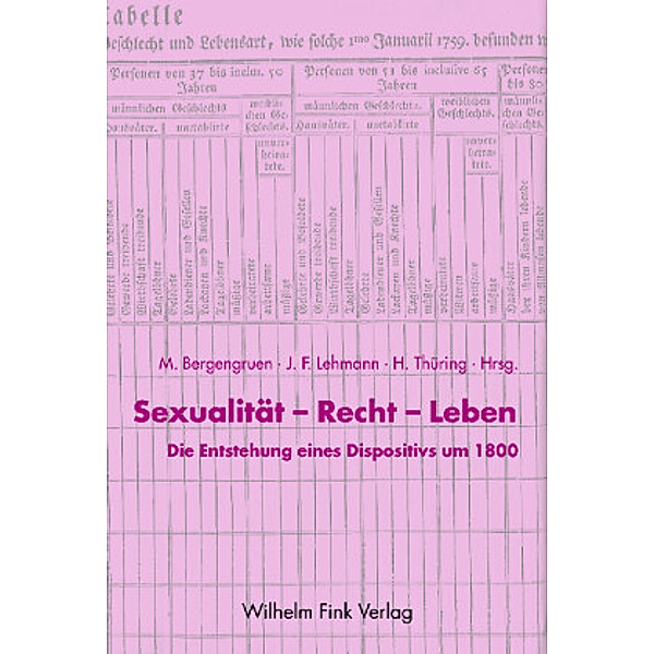 Sexualität - Recht - Leben, Michael Niehaus, Hartmut Lehmann, Gunhild Berg