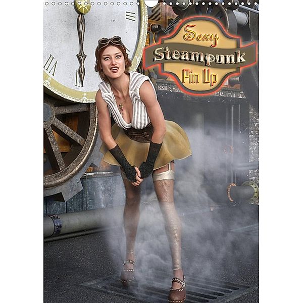 Sexy Steampunk Pin Up (Wandkalender 2023 DIN A3 hoch), KarstenSchröder