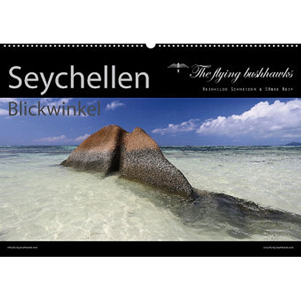 Seychellen Blickwinkel 2022 (Wandkalender 2022 DIN A2 quer), The flying bushhawks