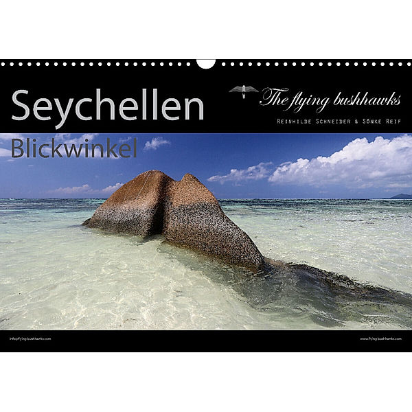 Seychellen Blickwinkel 2023 (Wandkalender 2023 DIN A3 quer), The flying bushhawks