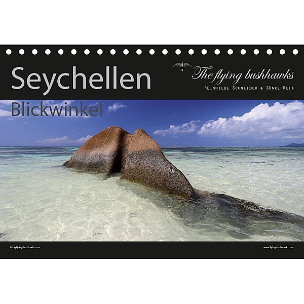Seychellen Blickwinkel (Tischkalender 2019 DIN A5 quer), The flying bushhawks
