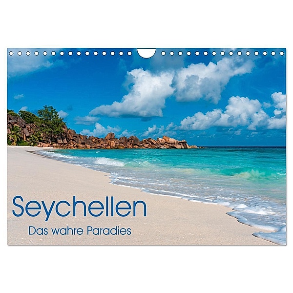 Seychellen - Das wahre Paradies (Wandkalender 2024 DIN A4 quer), CALVENDO Monatskalender, Julia Zabolotny