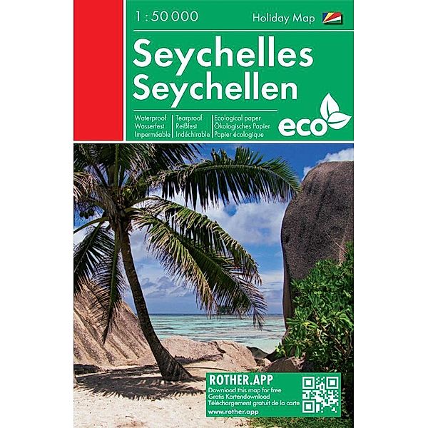 Seychellen, Freizeitkarte 1 : 50 000