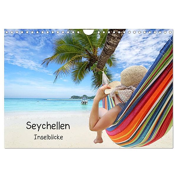 Seychellen Inselblicke (Wandkalender 2024 DIN A4 quer), CALVENDO Monatskalender, Jenny Sturm