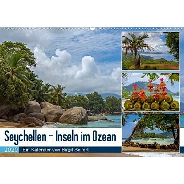 Seychellen - Inseln im Ozean (Wandkalender 2020 DIN A2 quer), Birgit Harriette Seifert
