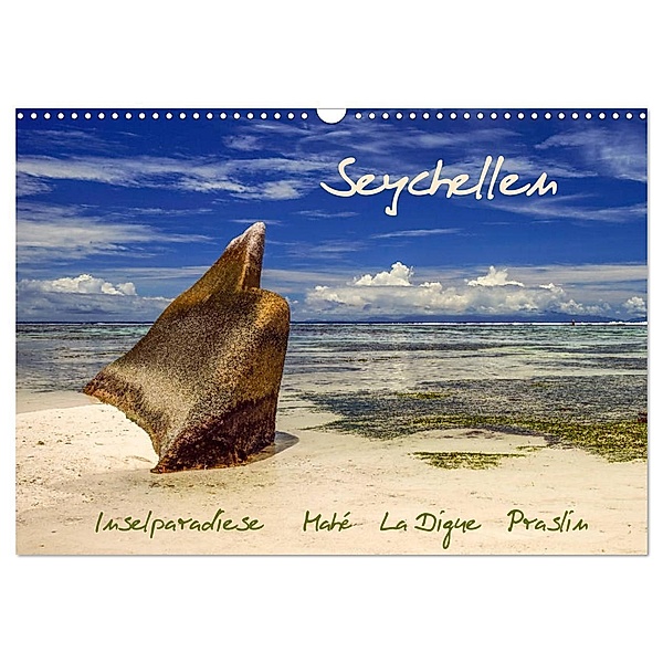 Seychellen - Inselparadiese Mahé La Digue Praslin (Wandkalender 2024 DIN A3 quer), CALVENDO Monatskalender, Silke Liedtke Reisefotografie