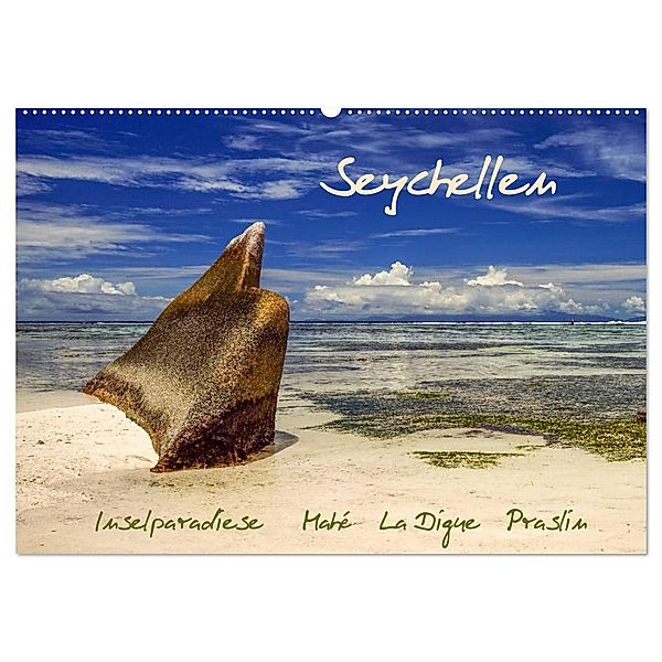 Seychellen - Inselparadiese Mahé La Digue Praslin (Wandkalender 2024 DIN A2 quer), CALVENDO Monatskalender, Silke Liedtke Reisefotografie